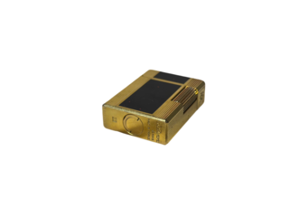Aansteker St Dupont , Black Laquer, Goud, 2000
